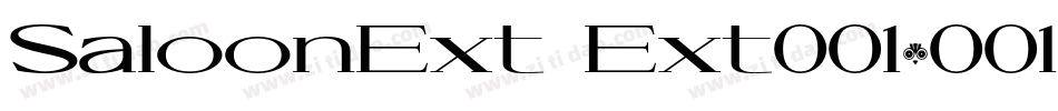 SaloonExt Ext001.001字体转换
